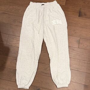 The Bar Gray Track Pants